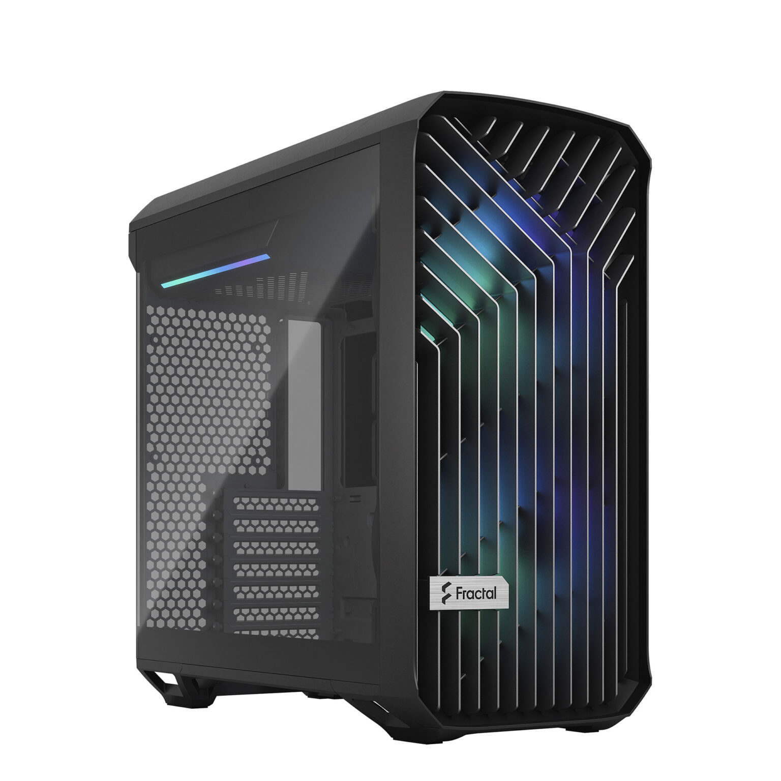 Torrent Compact Led Fractal Torrent Compact RGB Black TG Light Tint