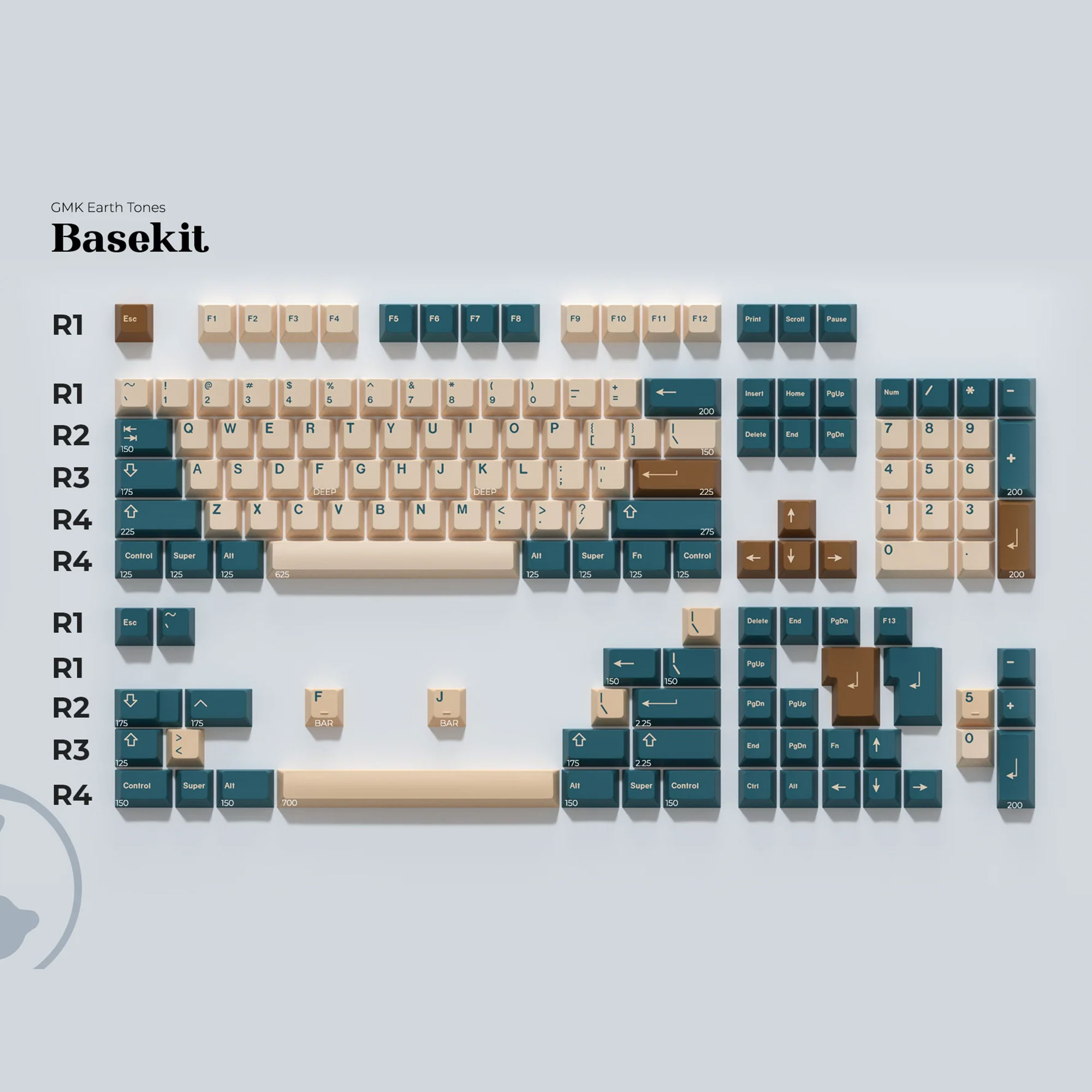 GMK Earth Tones Keycaps - AZ Audio