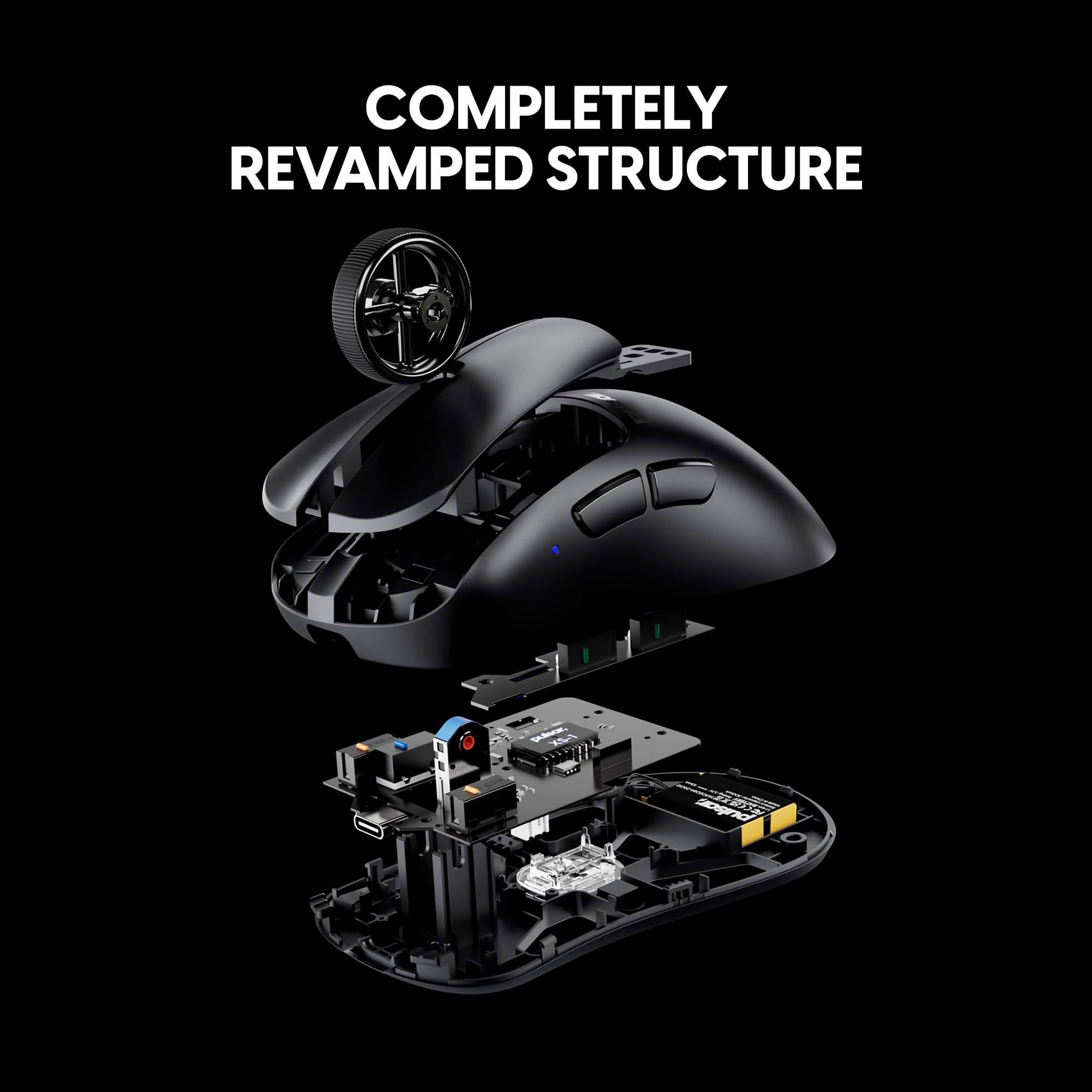 【美品】pulsar Xlite V4 medium Pulsar Xlite v4 Medium Wireless Gaming Mouse - Ausmodshop