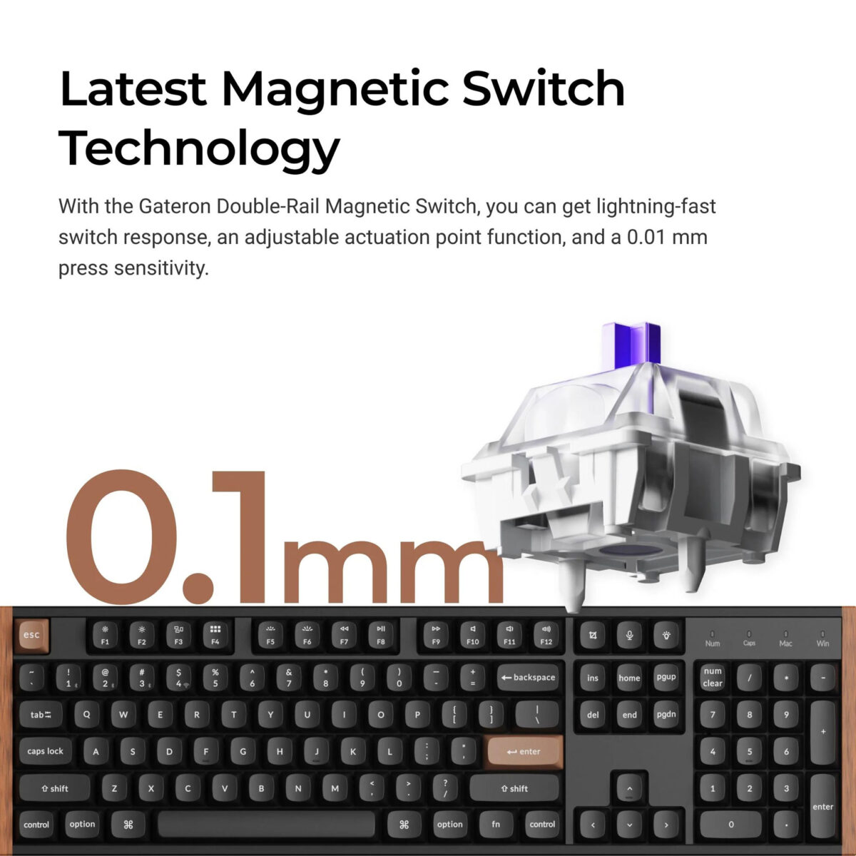 Keychron K10 HE Wireless Magnetic Switch - Ảnh 2