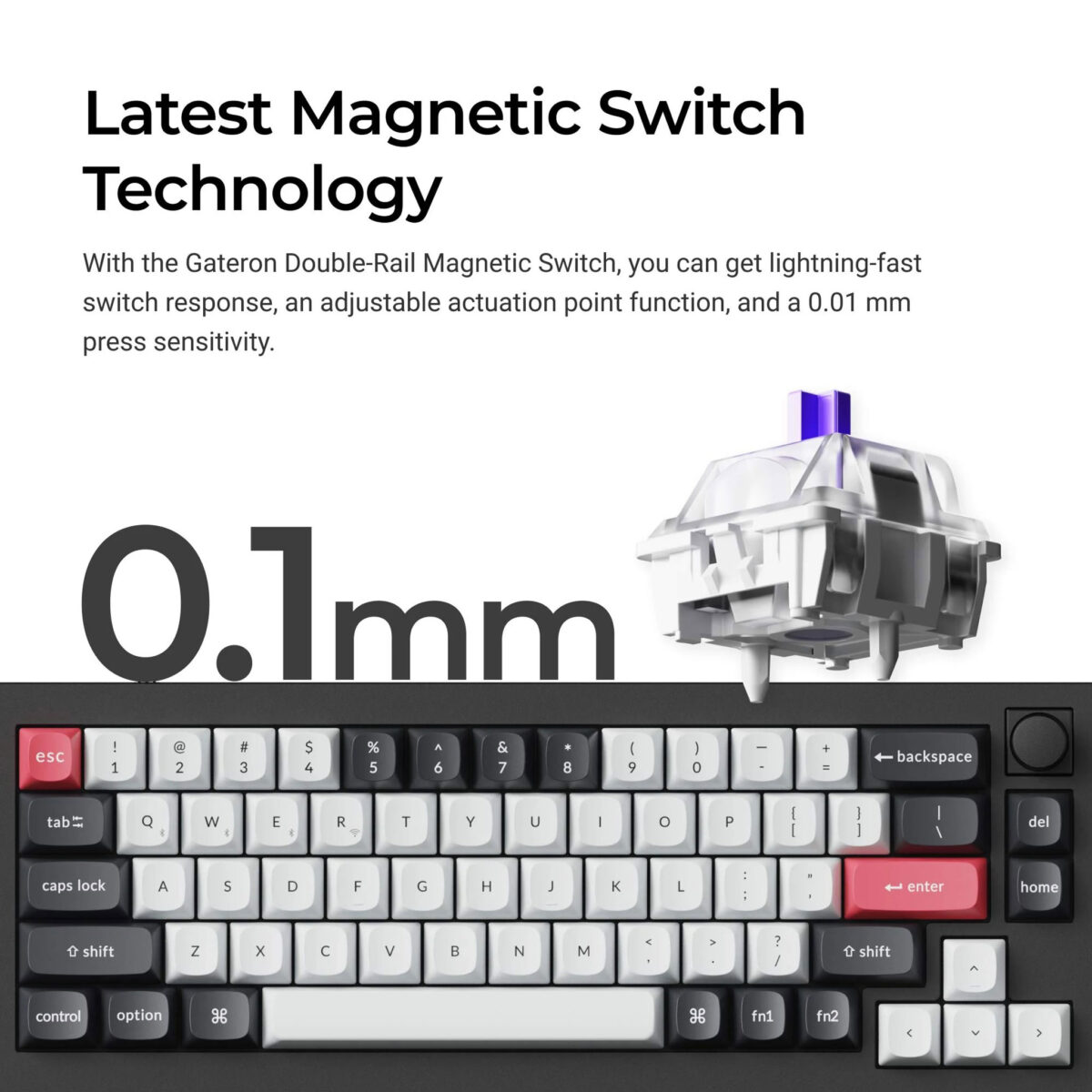 Keychron Q2 HE Wireless Magnetic Switch - Ảnh 2