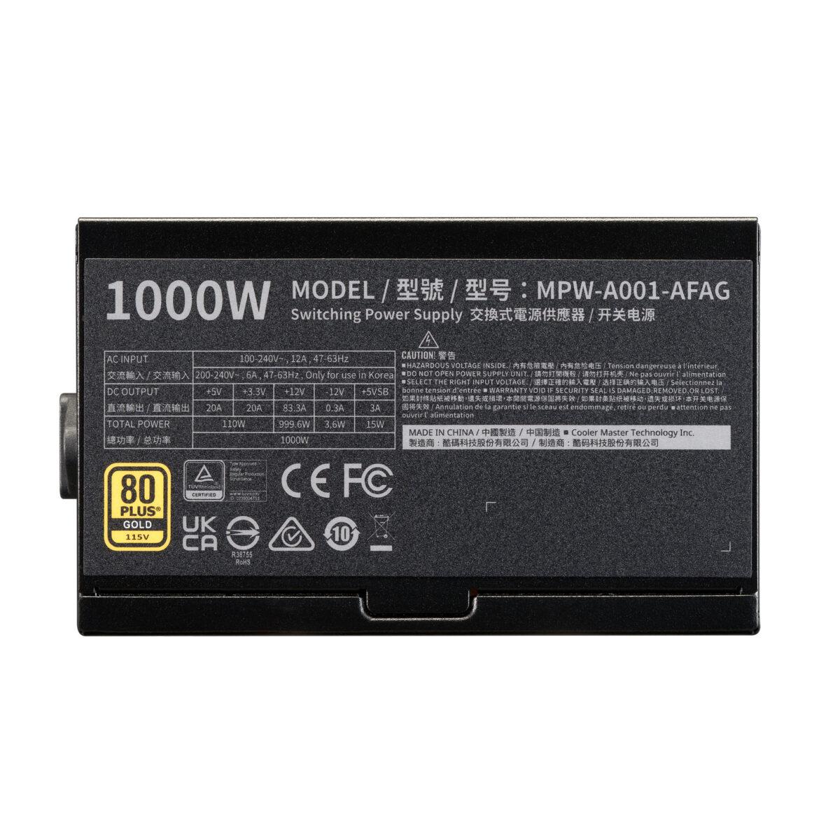 Cooler Master Elite Gold 1000 Full Modular PCIE 5.1 - ATX 3.1 - Ảnh 4