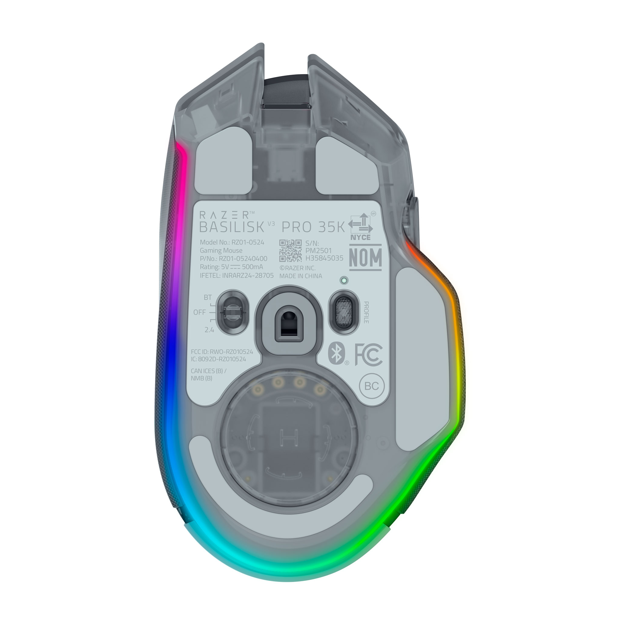 Razer Basilisk V3 Pro 35K Phantom White Edition - AZ Audio and Game Store Razer Basilisk V3 Pro 35k - Phantom White Edition - Ảnh 5